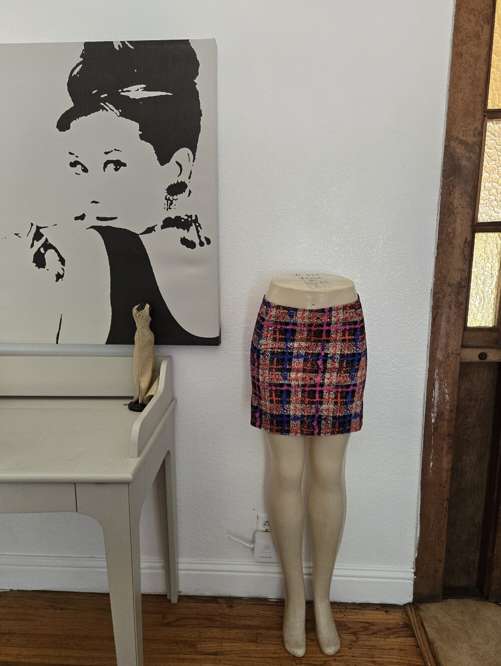 NWT Women’s J. Crew Multicolor Tweed Mini Skirt Size 0